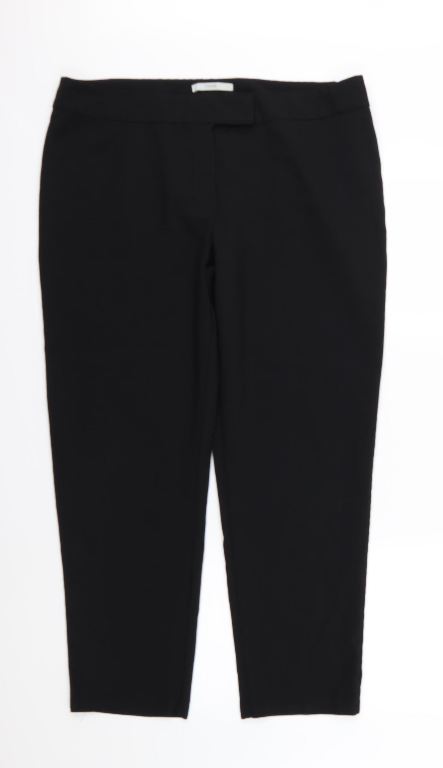 George Womens Black  Rayon Trousers  Size 18 L28 in