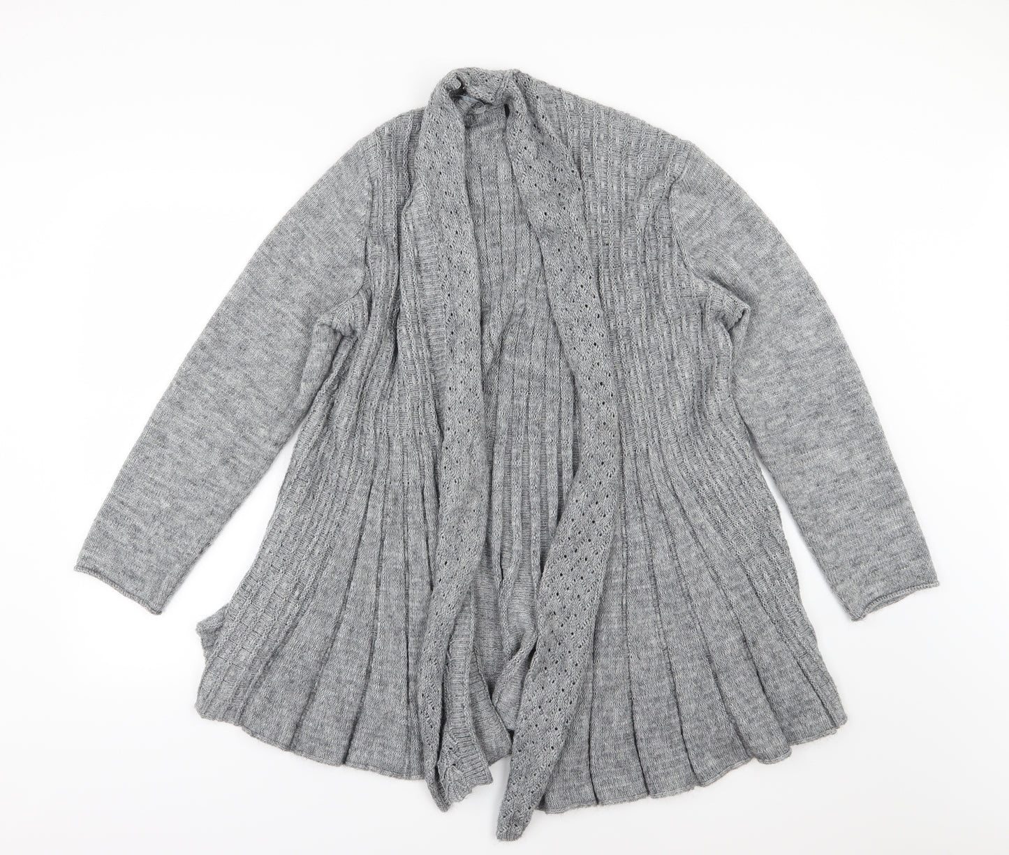 George Womens Grey  Knit Cardigan Jumper Size 18