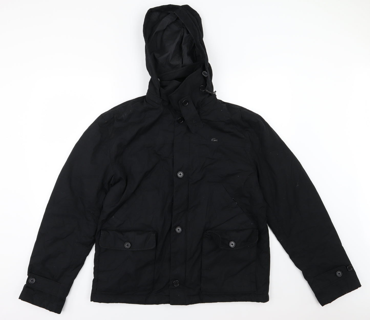 Lacoste Mens Black   Jacket  Size L