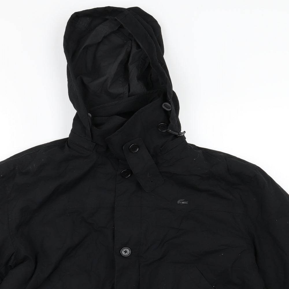 Lacoste Mens Black   Jacket  Size L