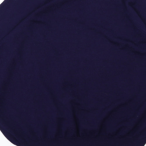 Classics Mens Blue  Knit Pullover Jumper Size XL