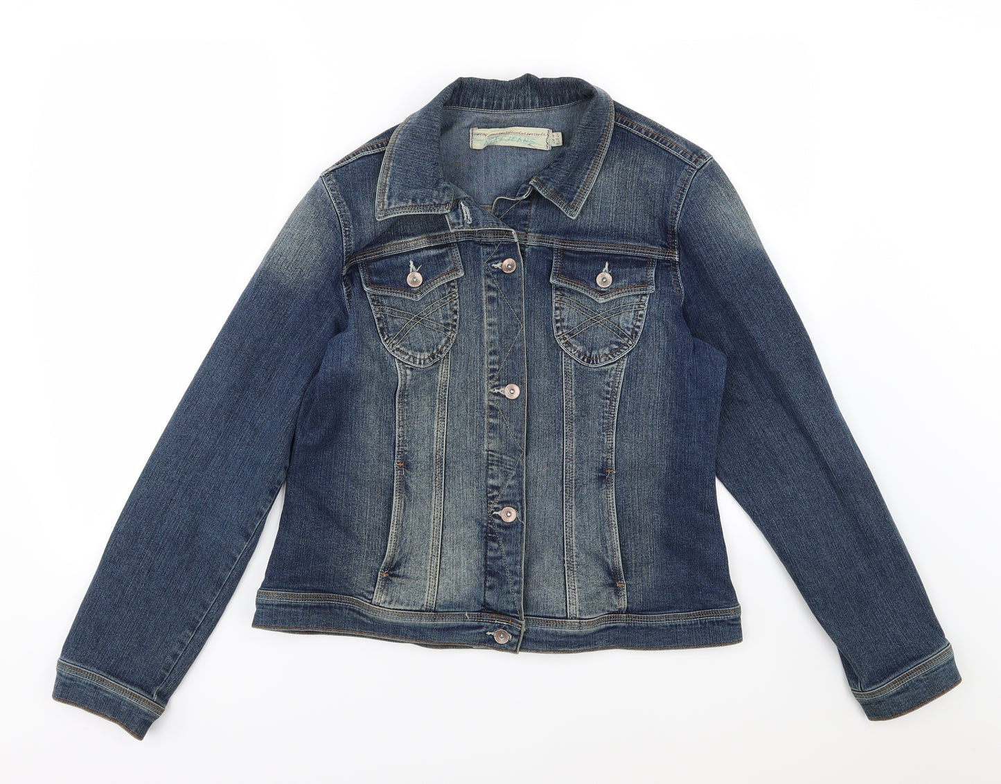 NEXT Womens Blue  Denim Jacket  Size 16