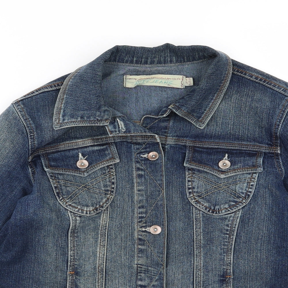NEXT Womens Blue  Denim Jacket  Size 16