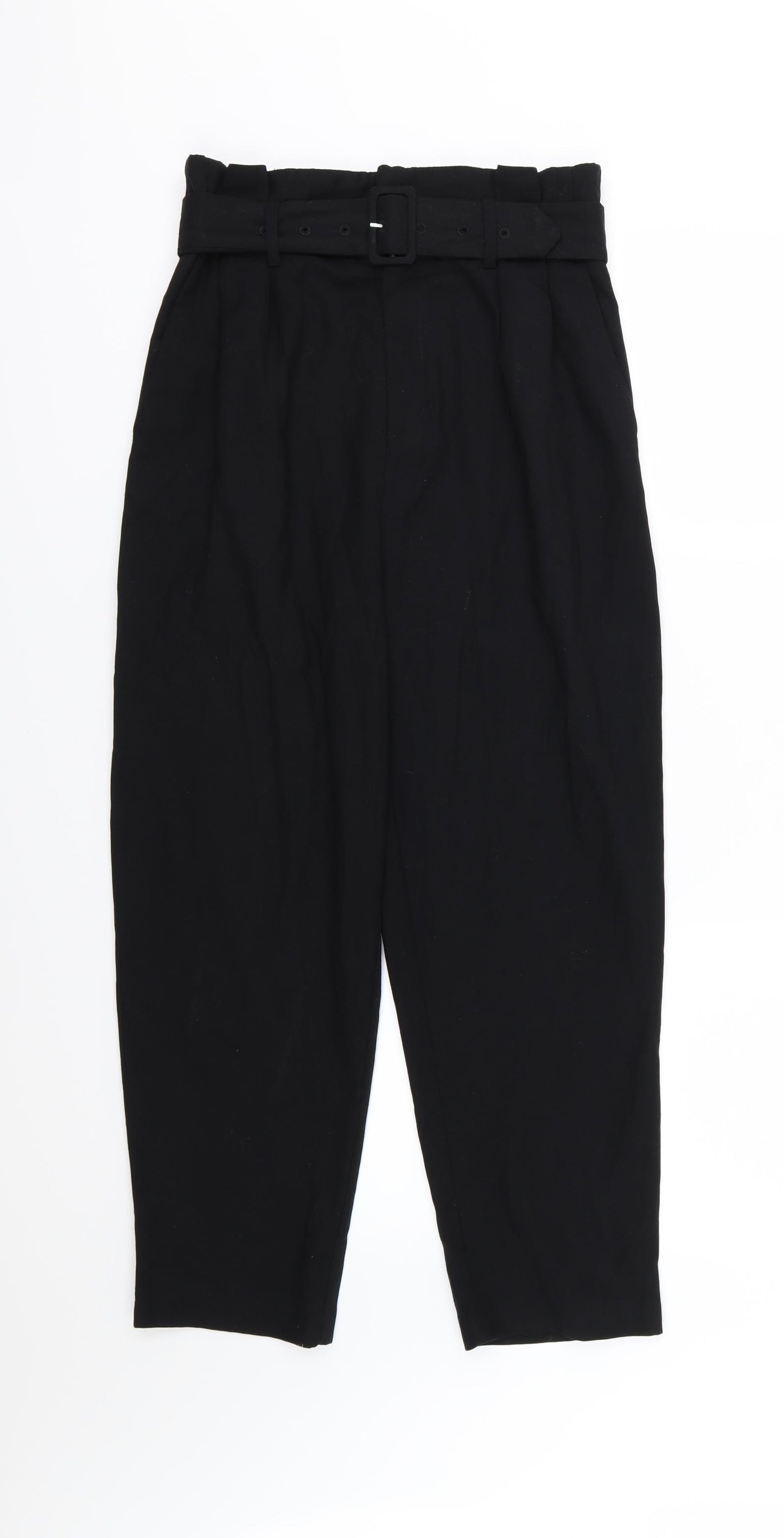 H&M Womens Black   Trousers  Size 10 L25 in