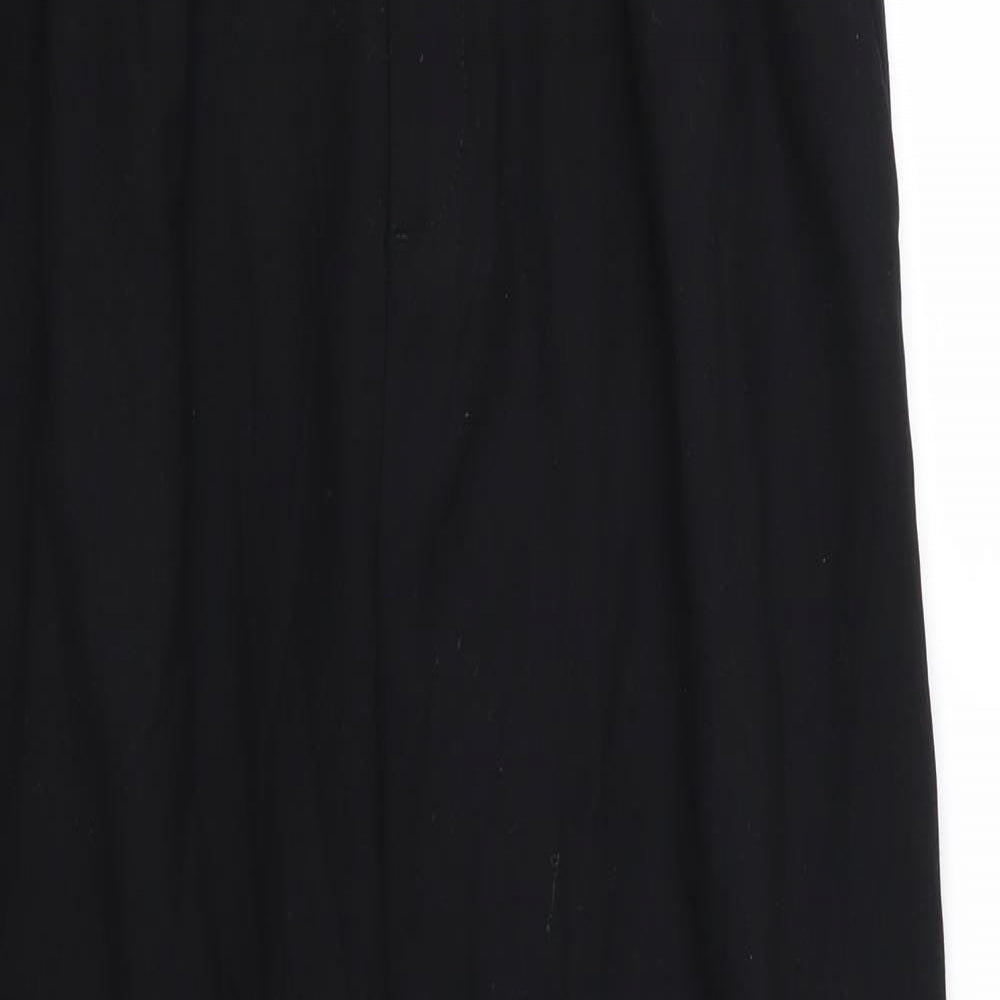H&M Womens Black   Trousers  Size 10 L25 in