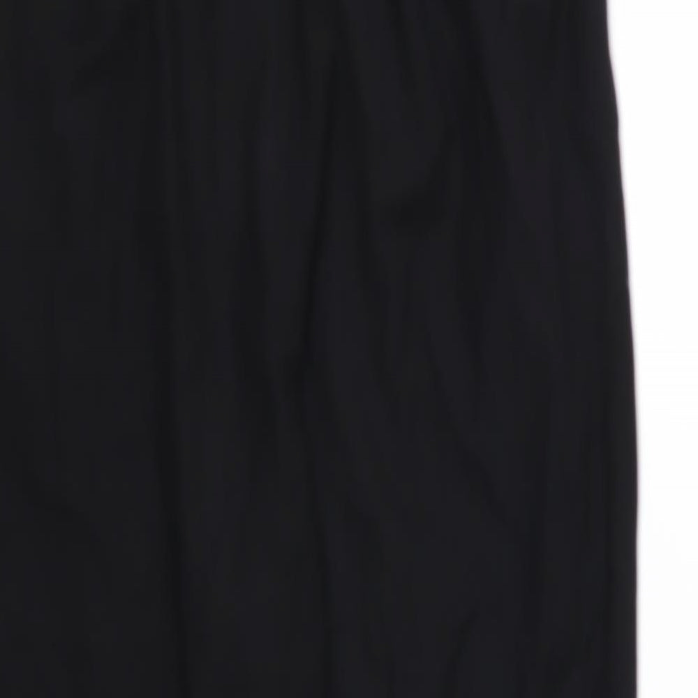 H&M Womens Black   Trousers  Size 10 L25 in