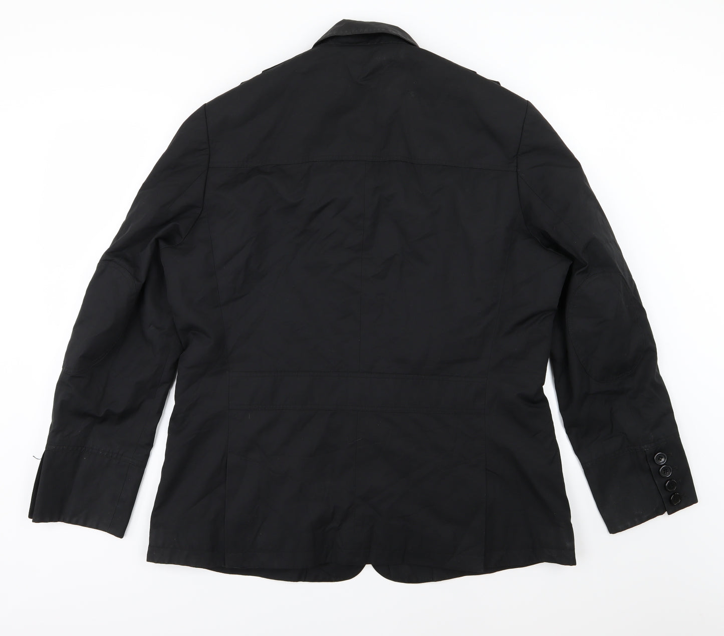 Remus Uomo Womens Black   Overcoat Coat Size XL