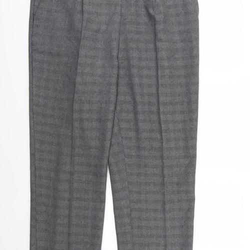 Bonmarché Womens Grey Striped Rayon Trousers  Size 20 L30 in