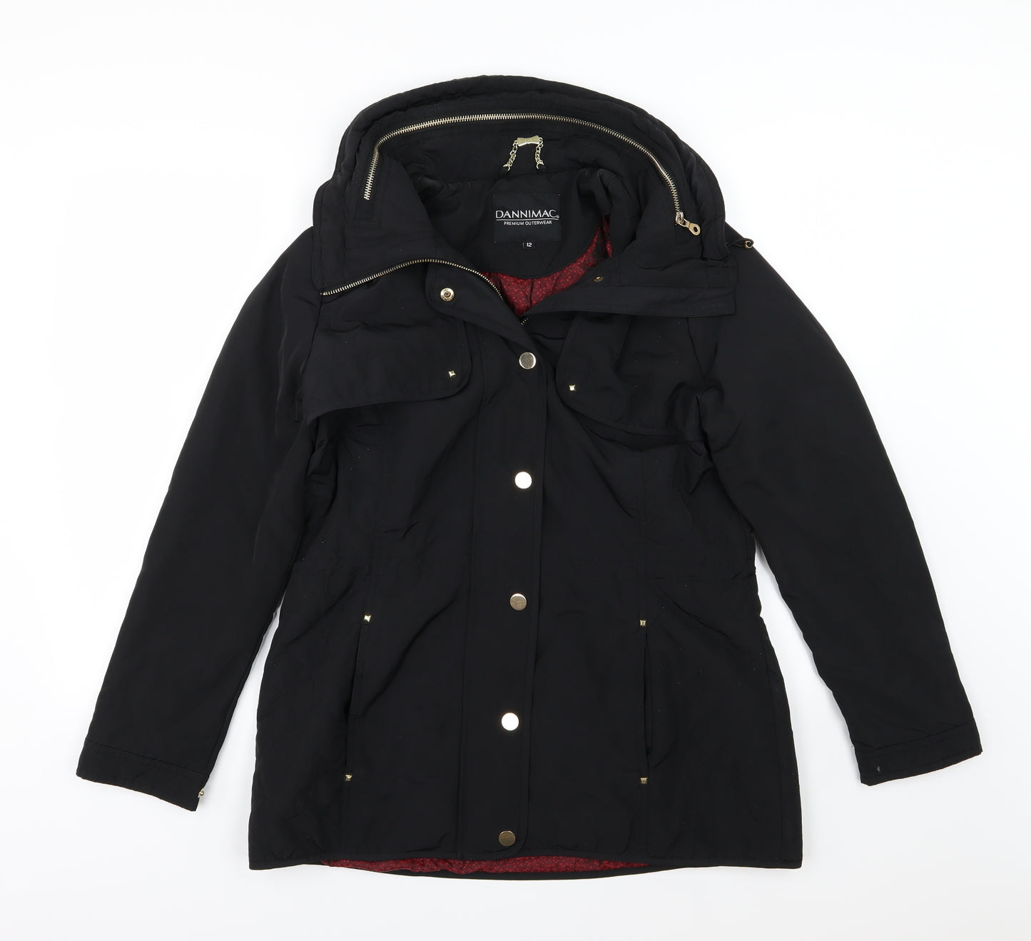 dANNIMAC Womens Black   Jacket  Size 12