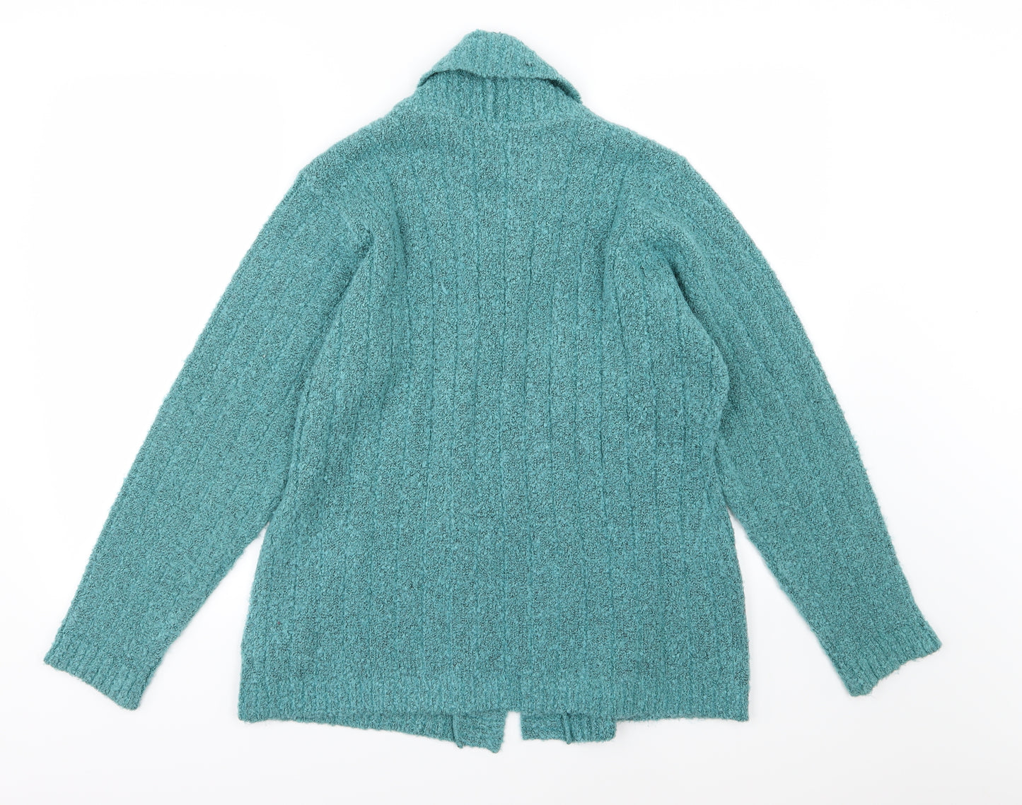 EWM Womens Blue  Knit Cardigan Jumper Size L
