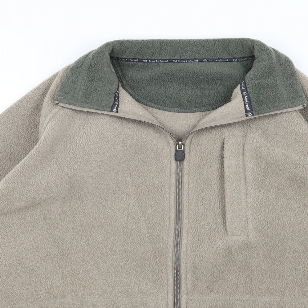 Hawkshead Mens Brown  Fleece Jacket  Size M