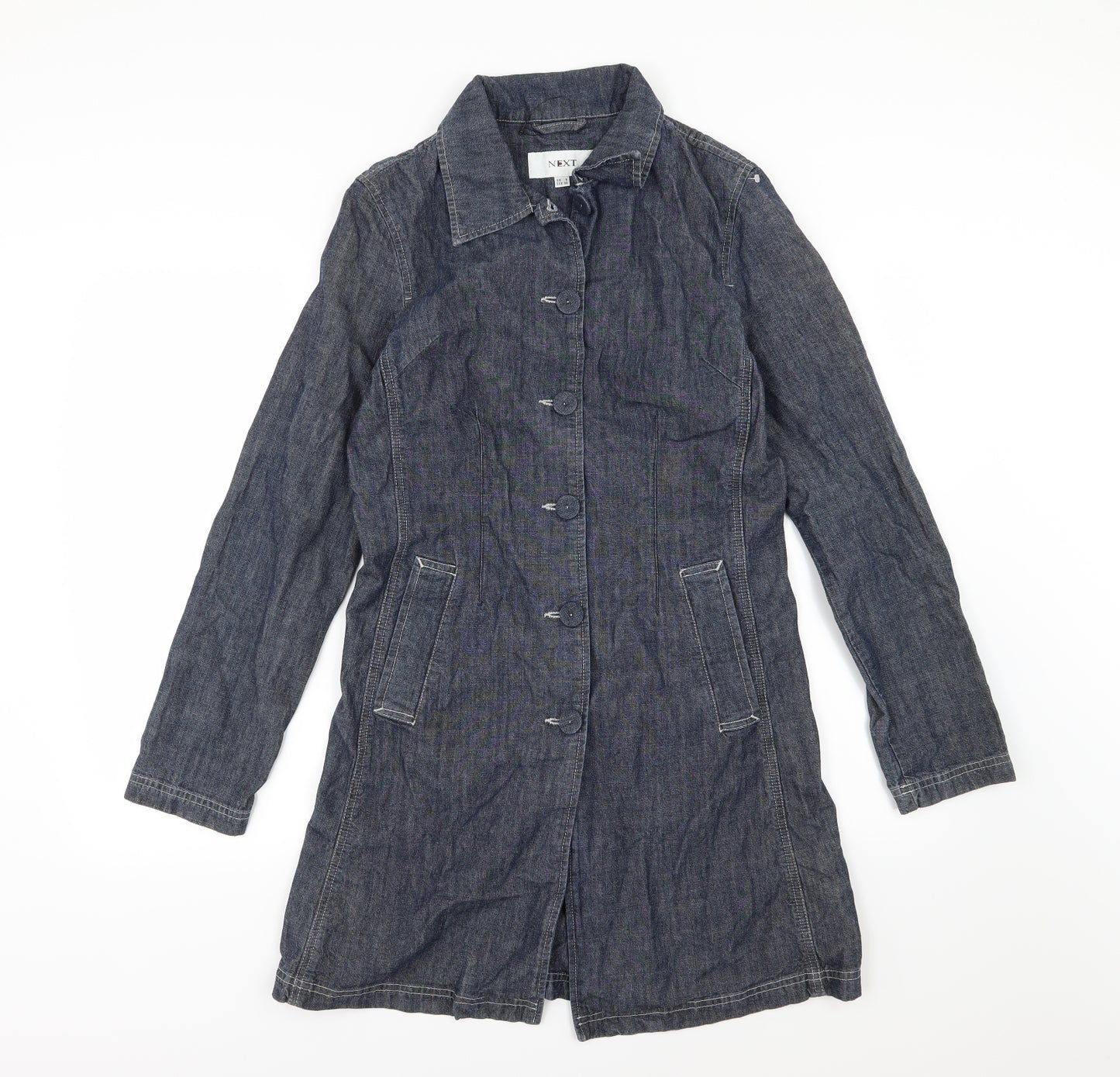 NEXT Womens Blue  Denim Jacket  Size 8
