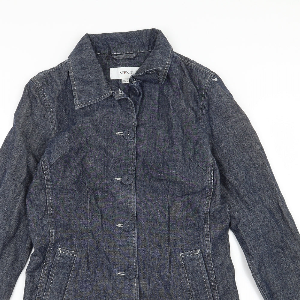 NEXT Womens Blue  Denim Jacket  Size 8