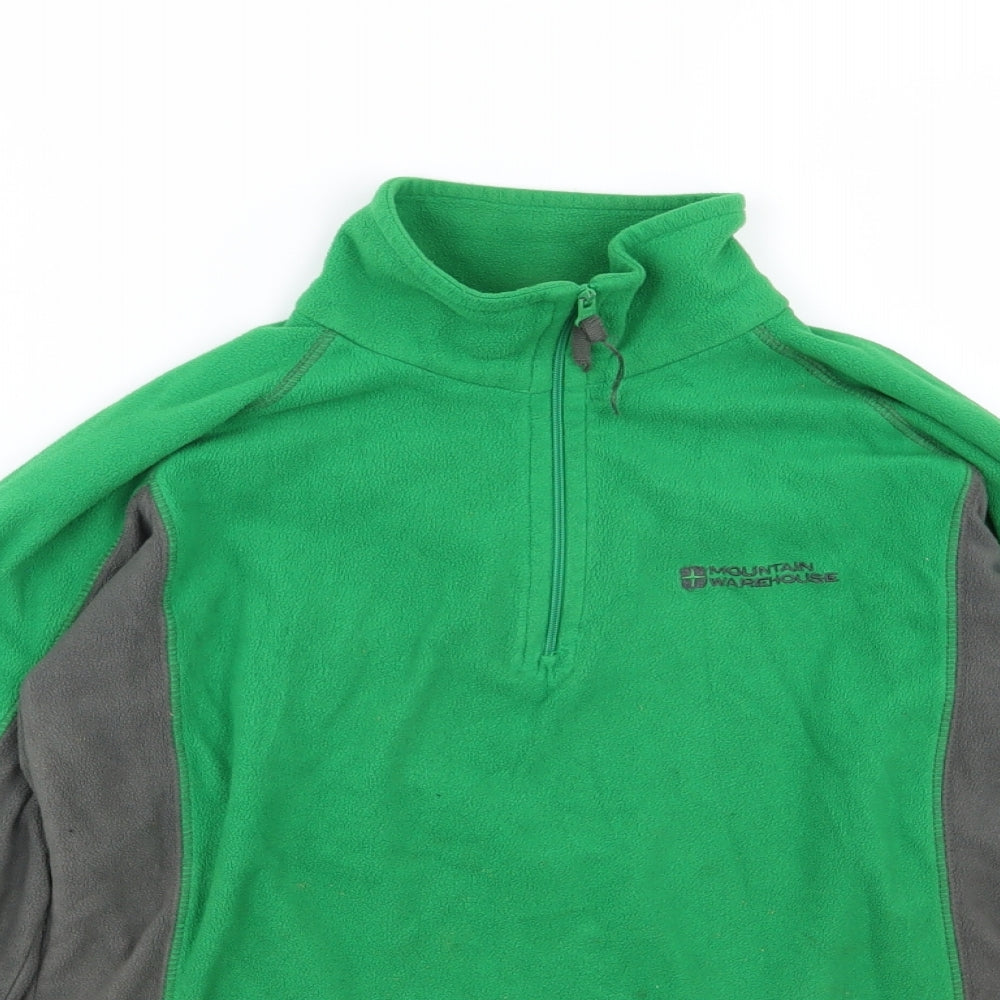 Mountain Warehouse Boys Green  Fleece Jacket  Size 11-12 Years