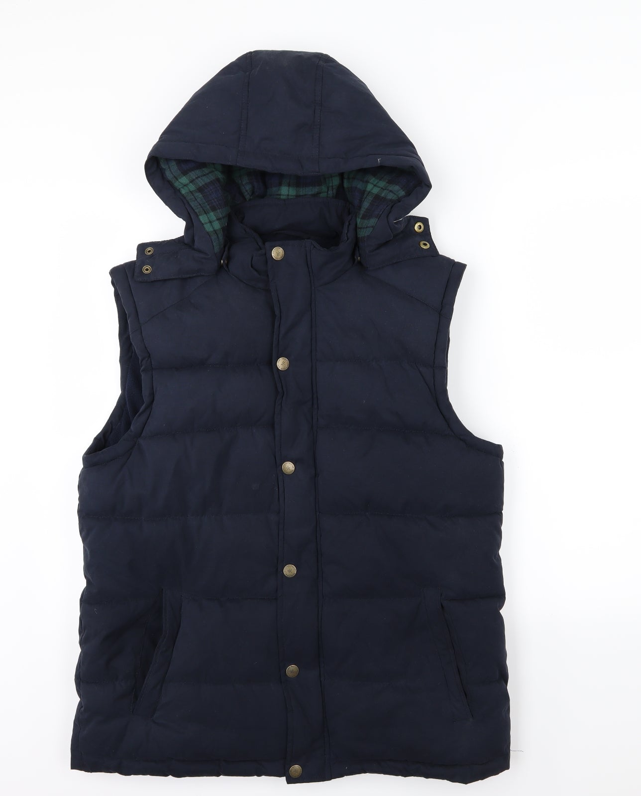 George Mens Blue   Gilet Jacket Size L