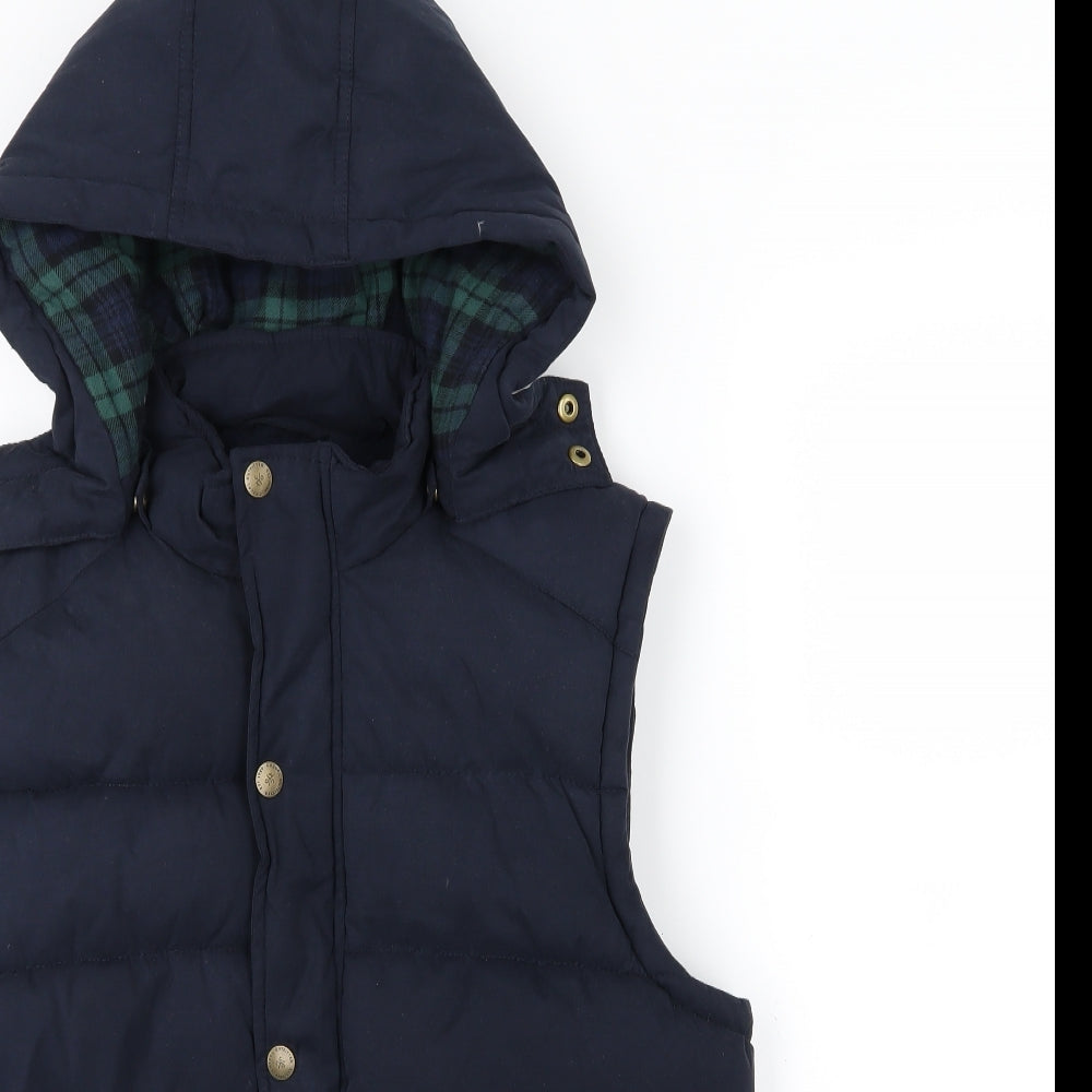 George Mens Blue   Gilet Jacket Size L