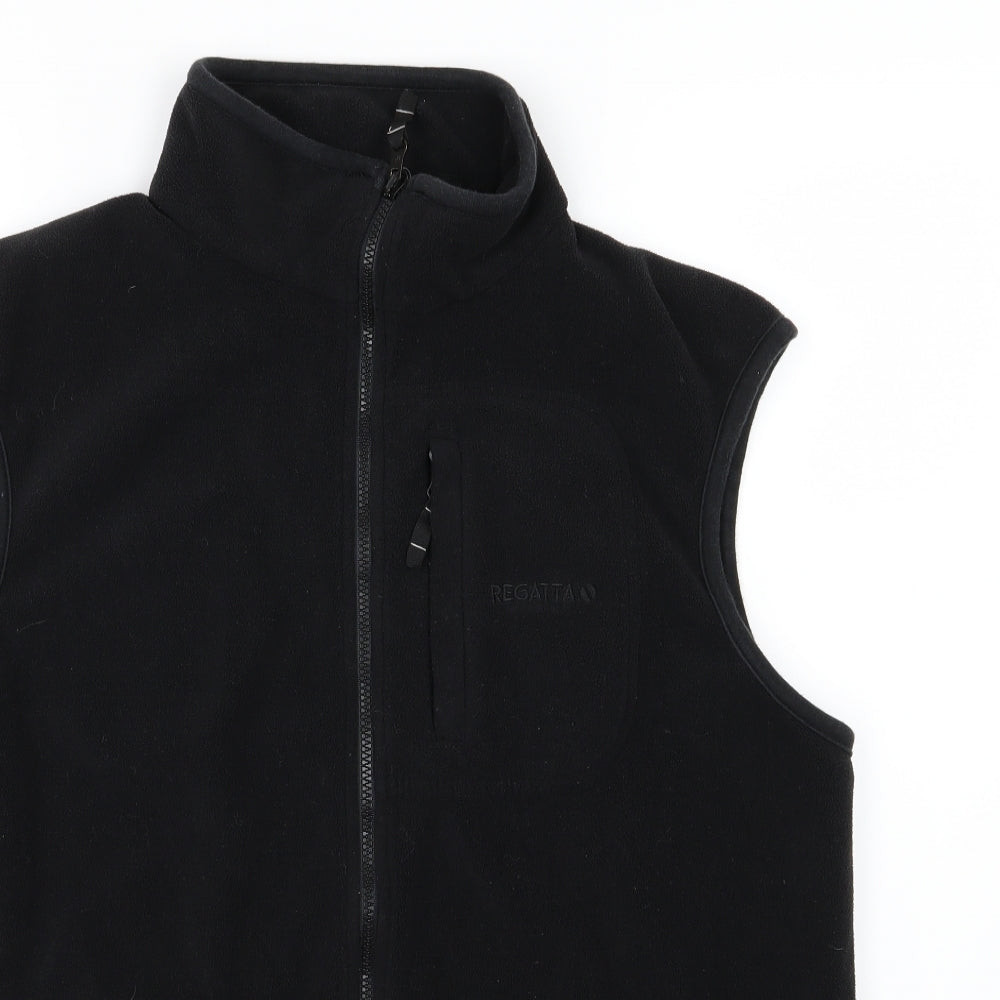 Regatta Womens Black  Fleece Gilet Jacket Size 16