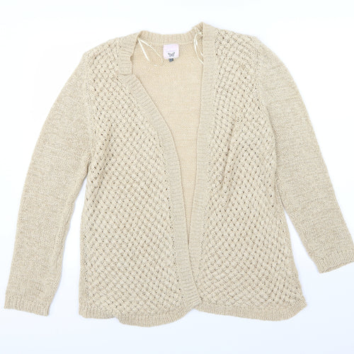 LUXE  Womens Blue  Knit Cardigan Jumper Size L