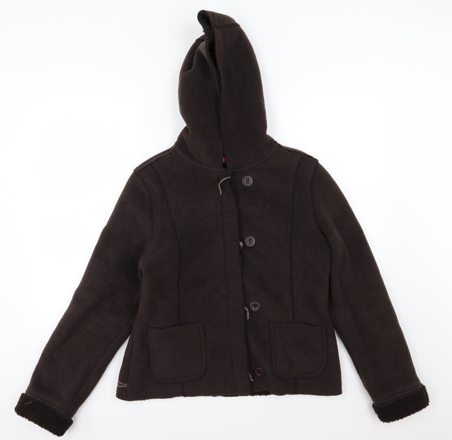 Falmer Womens Brown  Fleece Jacket  Size 14