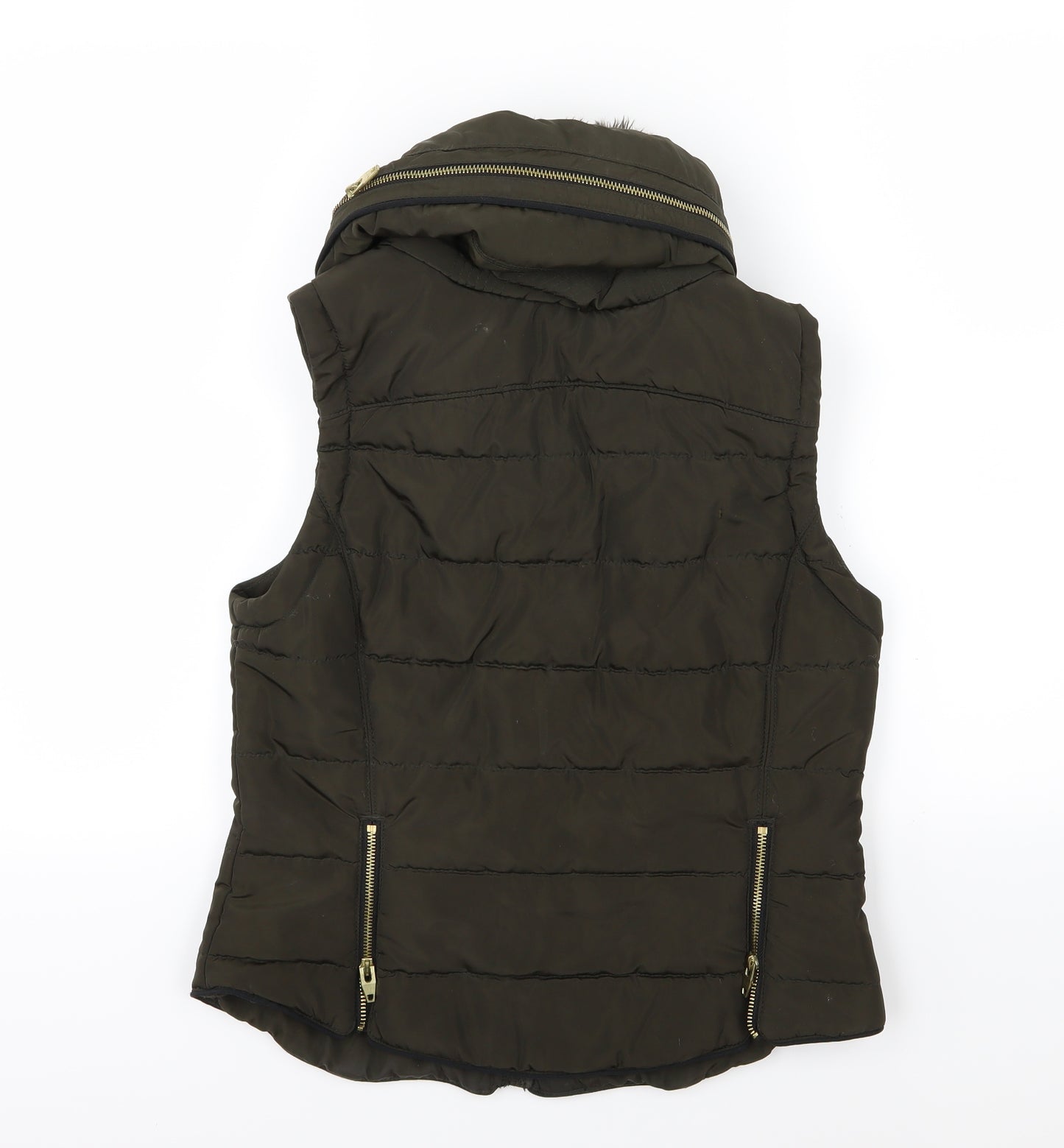 H&M Womens Green   Gilet Jacket Size S