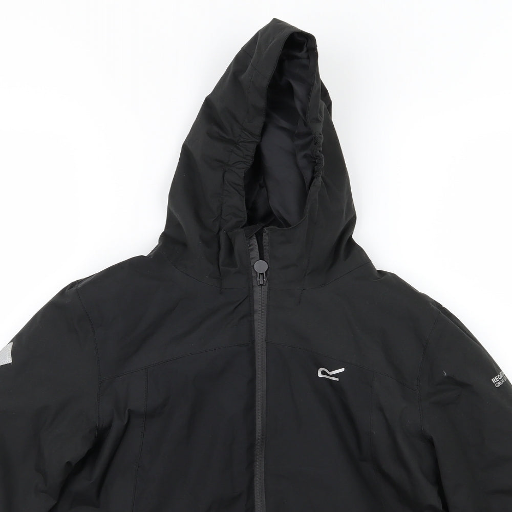 Regatta Boys Black   Basic Coat Coat Size 13 Years