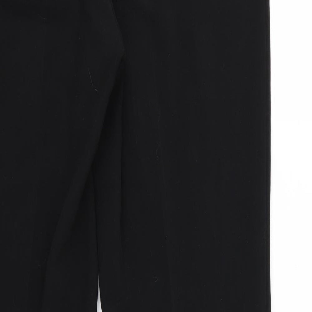 George Womens Black  Rayon Trousers  Size 16 L32 in