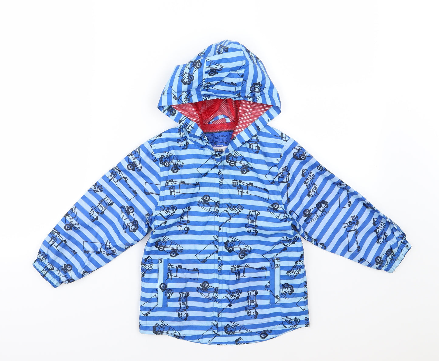 TU Boys Blue Striped  Jacket  Size 2-3 Years