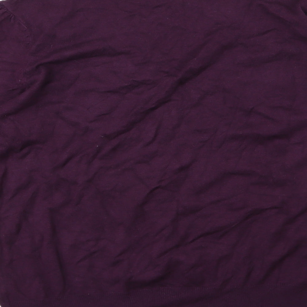 BHS Womens Purple  Knit Pullover Jumper Size 16