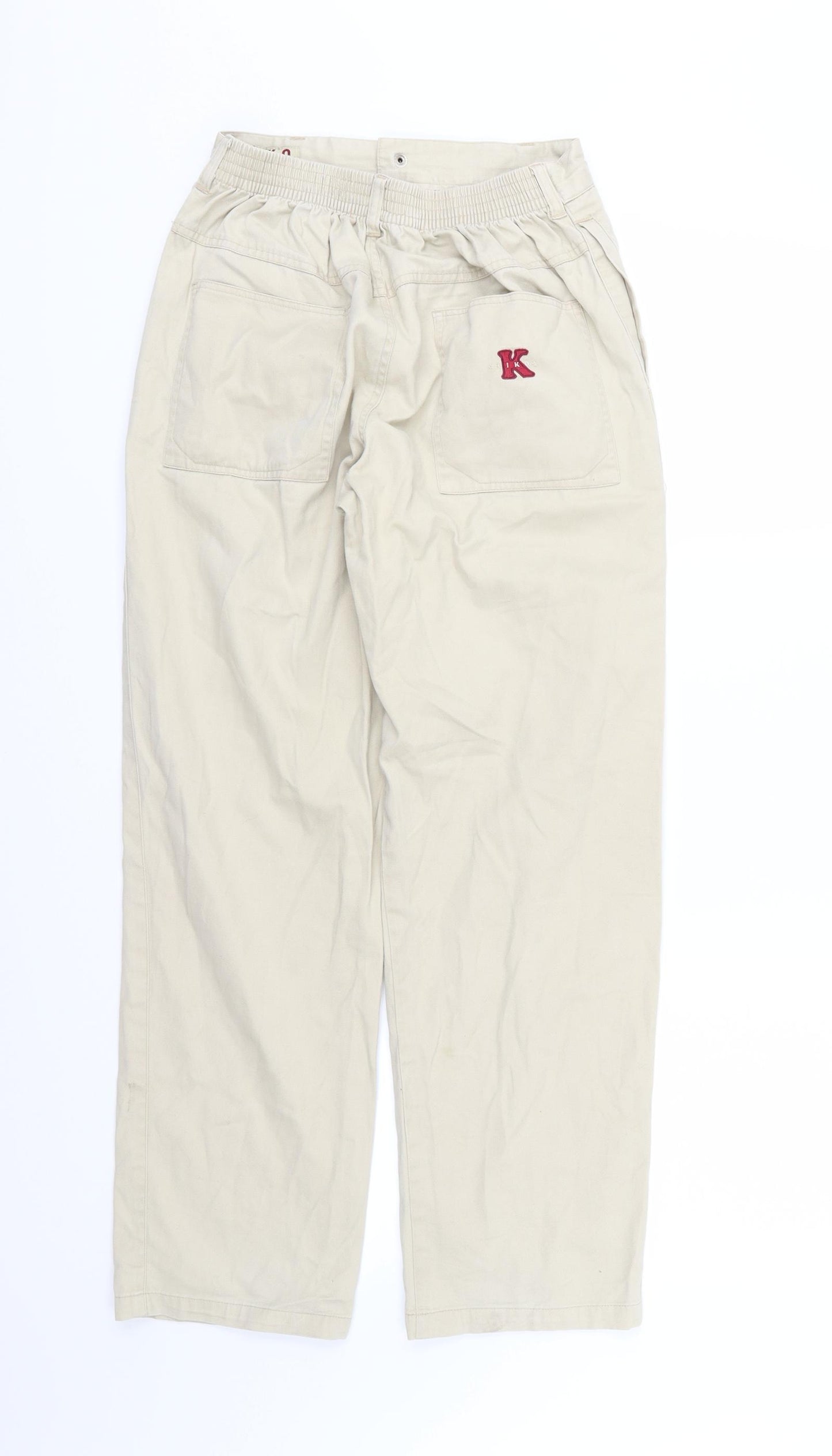 Kiko Womens Beige   Trousers  Size 14 L27 in