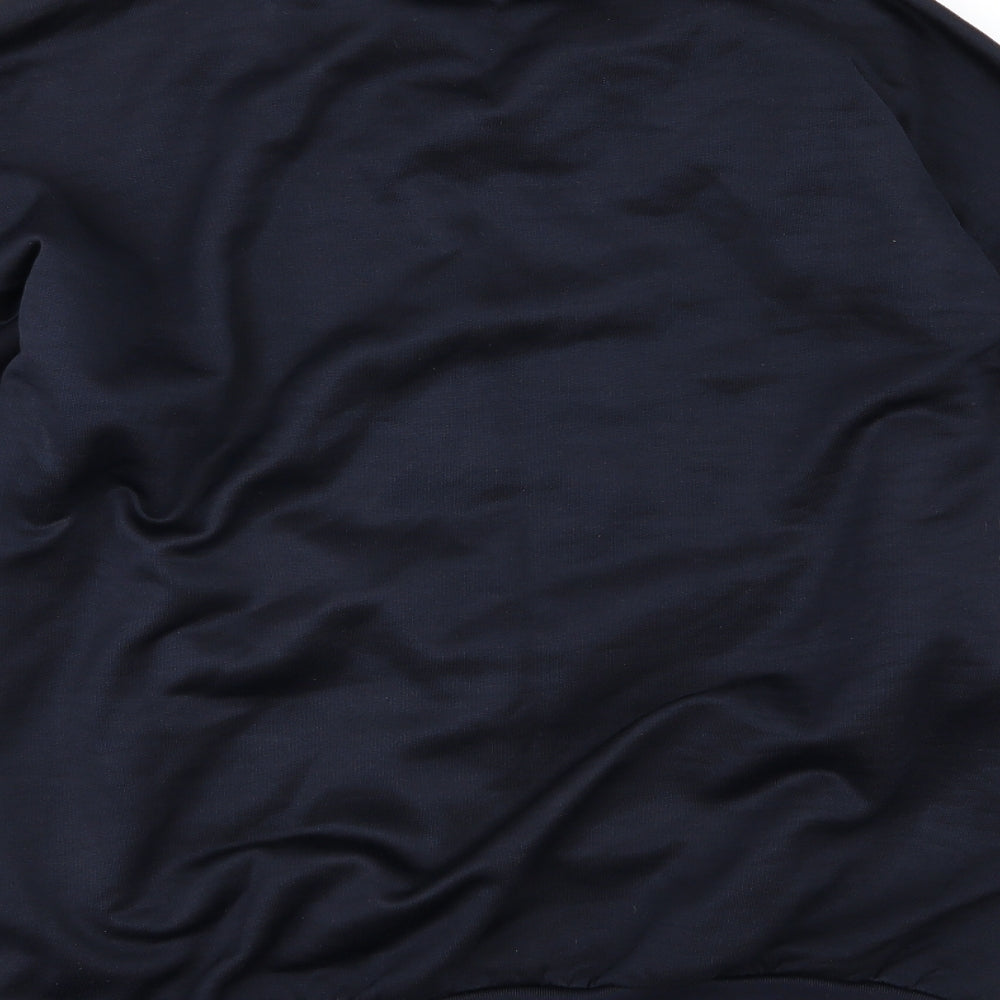 FILA Mens Blue Striped Jersey Pullover Sweatshirt Size L