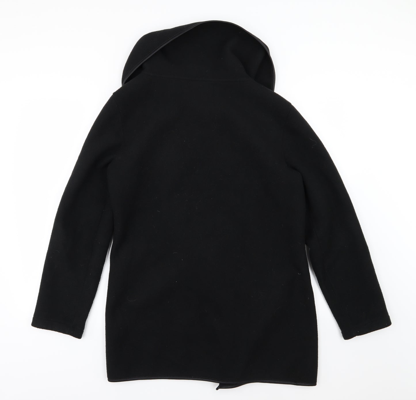 Barrage Womens Black  Fleece Overcoat Coat Size M