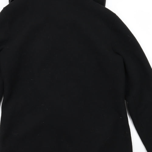 Barrage Womens Black  Fleece Overcoat Coat Size M