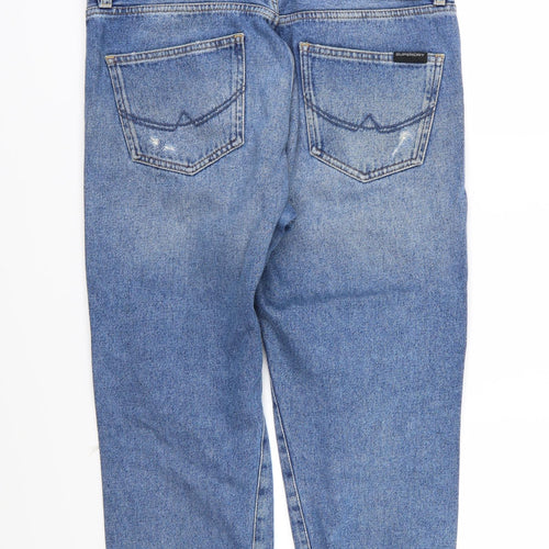 Superdry Womens Blue  Denim Mom Jeans Size 32 in L32 in