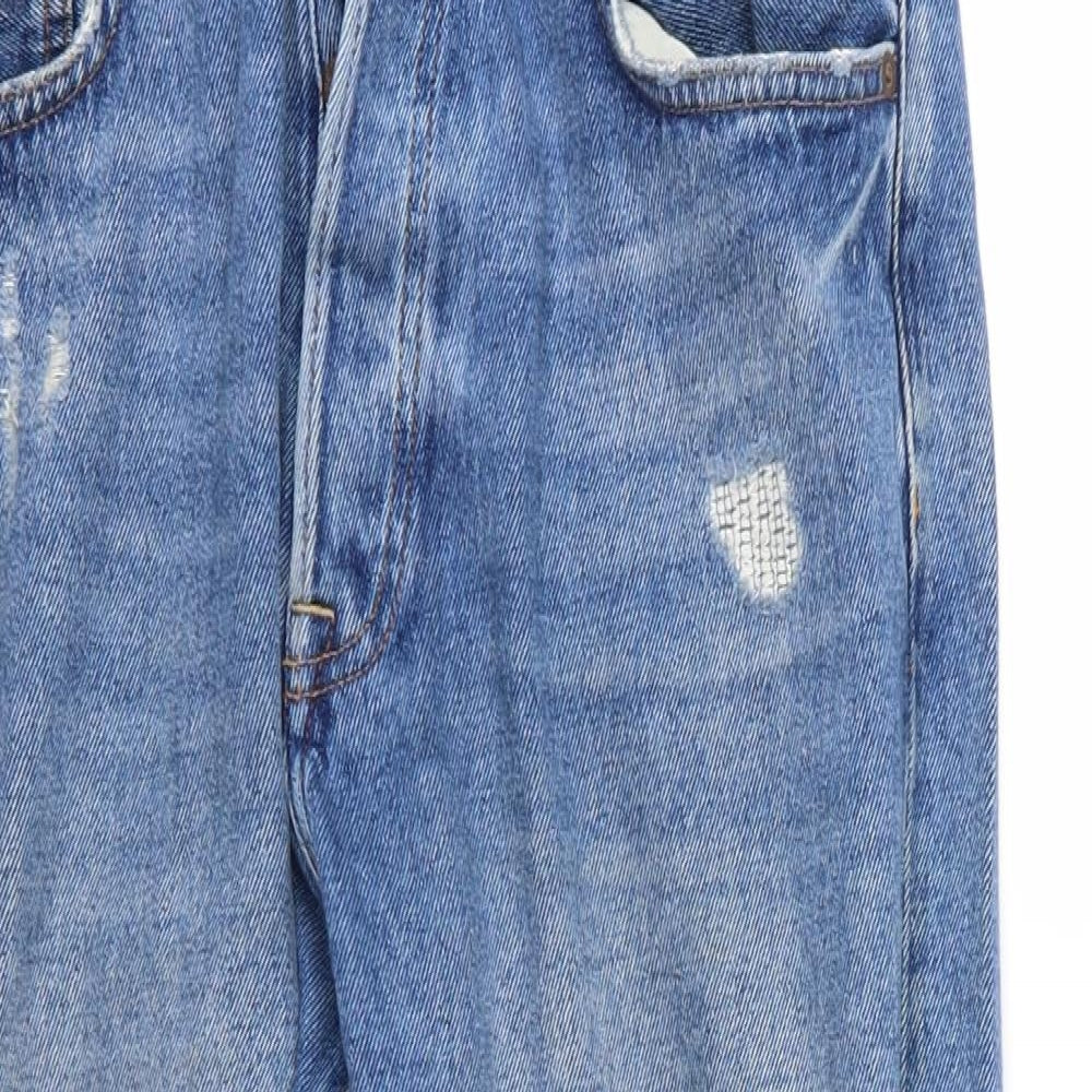 Superdry Womens Blue  Denim Mom Jeans Size 32 in L32 in