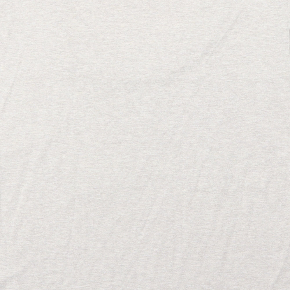 Alex & Co Womens Beige  Jersey Basic T-Shirt Size 18