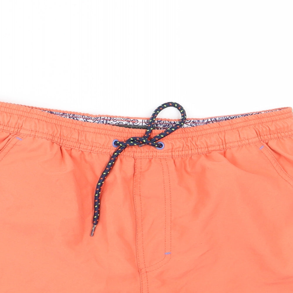 Burton Mens Orange   Sweat Shorts Size S - swim