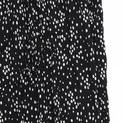 Yours Womens Black Polka Dot  Trousers  Size 18 L29 in