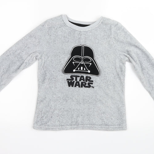 Primark Boys Grey Geometric   Pyjama Top Size 9-10 Years  - Star Wars