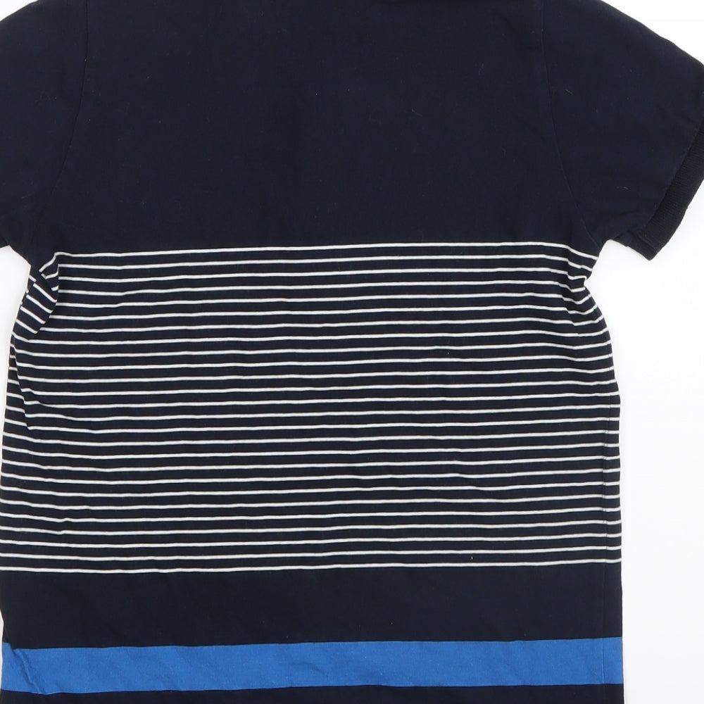 NEXT Boys Blue Striped  Basic T-Shirt Size 9 Years
