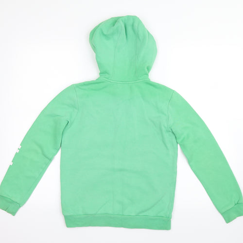 adidas Boys Green   Full Zip Hoodie Size 9-10 Years