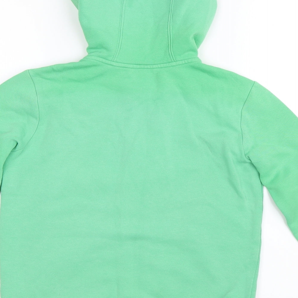 adidas Boys Green   Full Zip Hoodie Size 9-10 Years