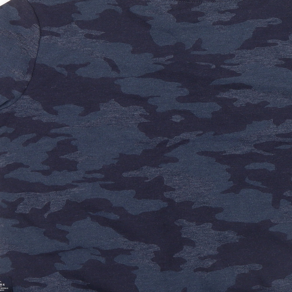 George Boys Blue Camouflage  Pullover Jumper Size 8-9 Years