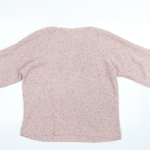H&M Womens Pink  Knit Pullover Jumper Size 6