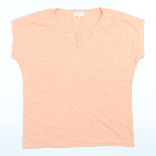 Paramour Womens Orange   Basic T-Shirt Size M