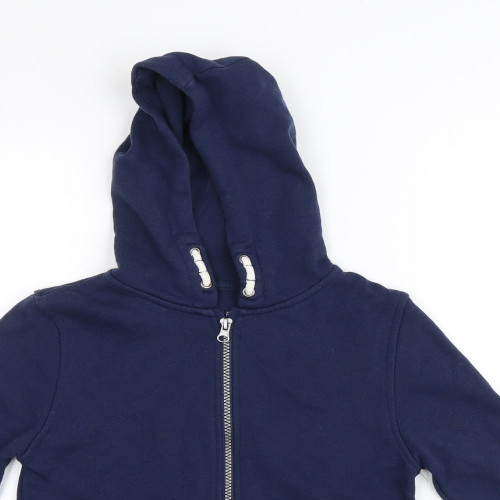 Primark Boys Blue   Full Zip Hoodie Size 9-10 Years