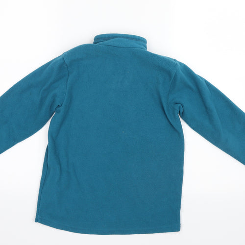 DECATHLON Boys Blue  Fleece Jacket Coat Size 7-8 Years