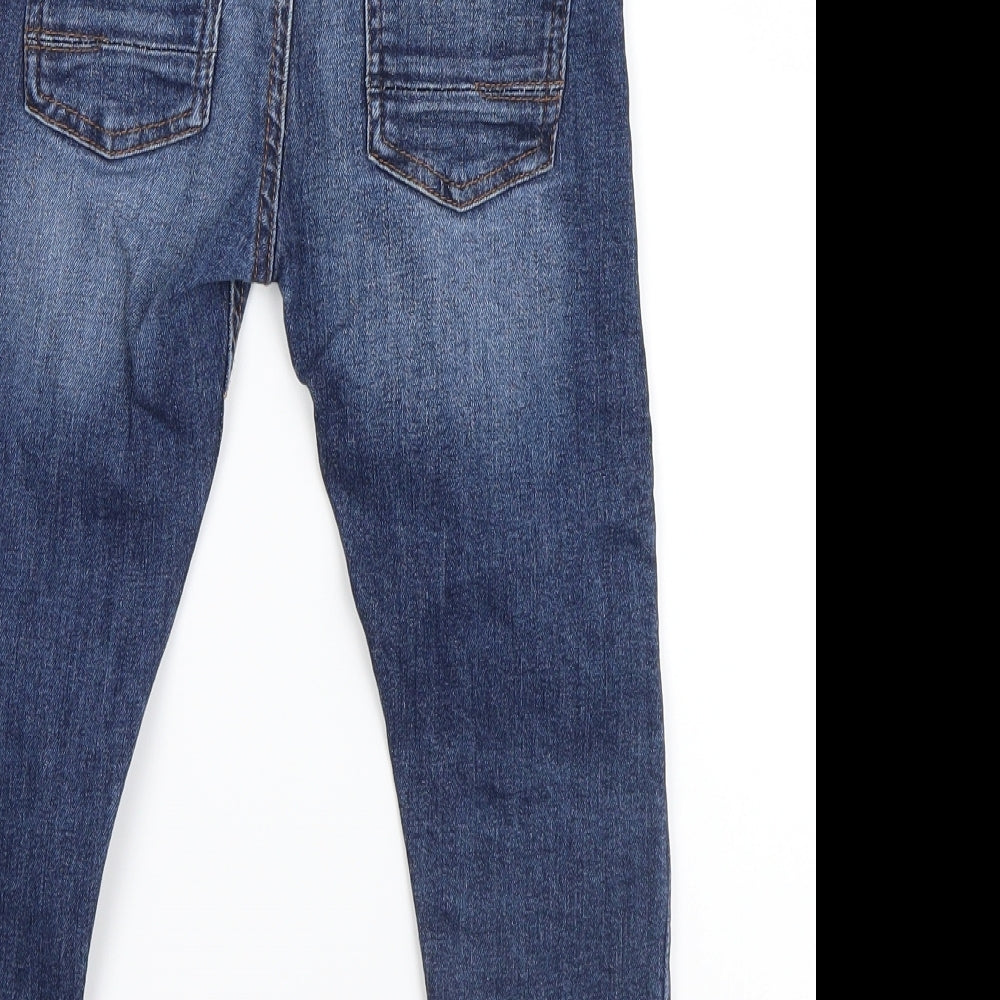 George Boys Blue  Denim Straight Jeans Size 5-6 Years
