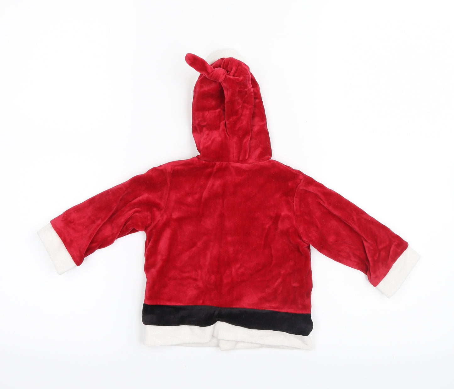 mamas & papas Baby Red Geometric  Jacket Coat Size 9-12 Months