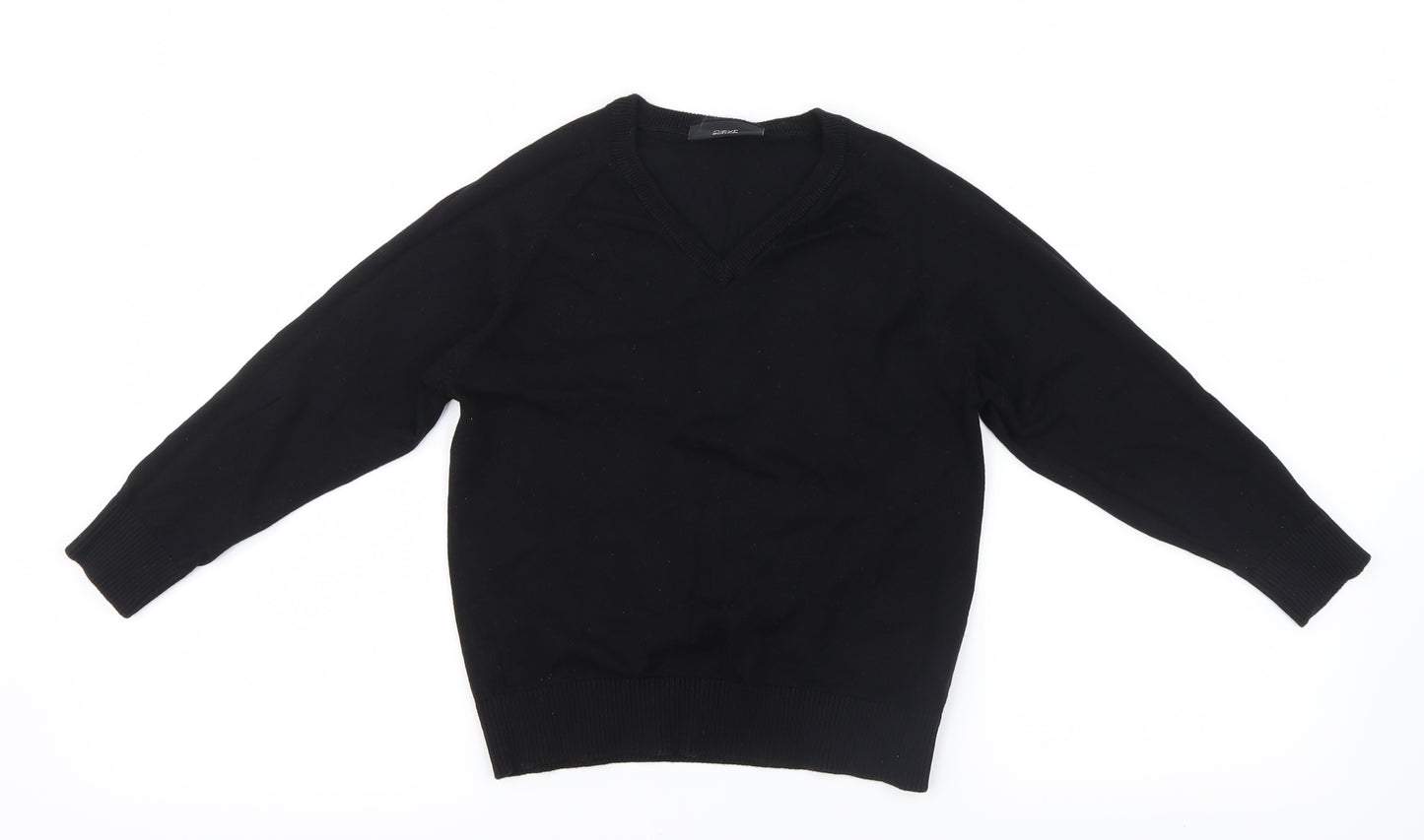NEXT Boys Black  Knit Pullover Jumper Size 5-6 Years  - School