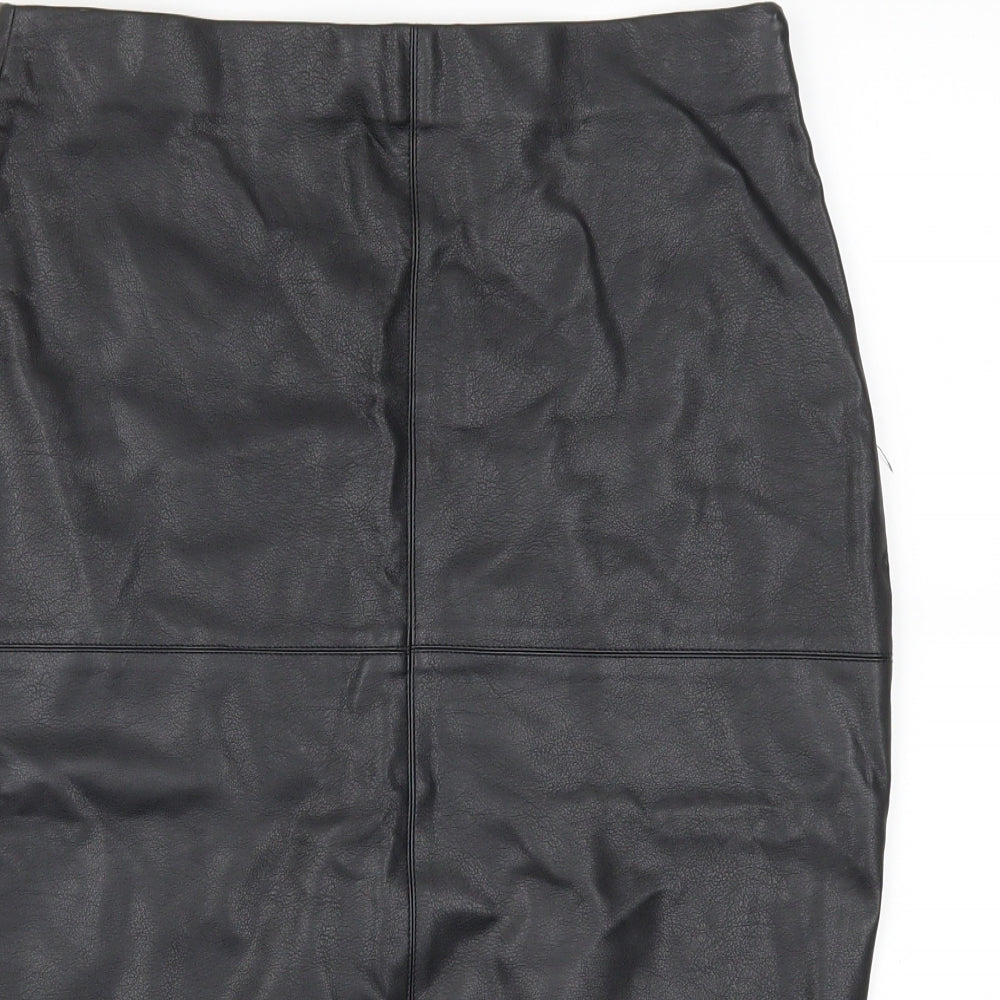 River Island Womens Black   Straight & Pencil Skirt Size 14
